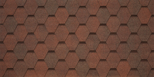 Черепица гибкая Tegola Unica Veneto nocciola 418 (коричневый фундук)