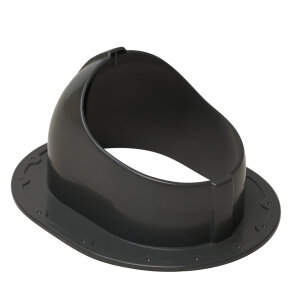 Элемент проходной Gervent для фальцевой кровлии гибкой черепицы серый графит