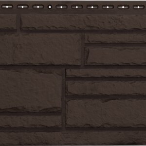 Фасадная панель Grand Line Камелот Classic шоколадный