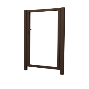 Калитка Жалюзи 2,0х1,5 RAL 8017 без заполнения