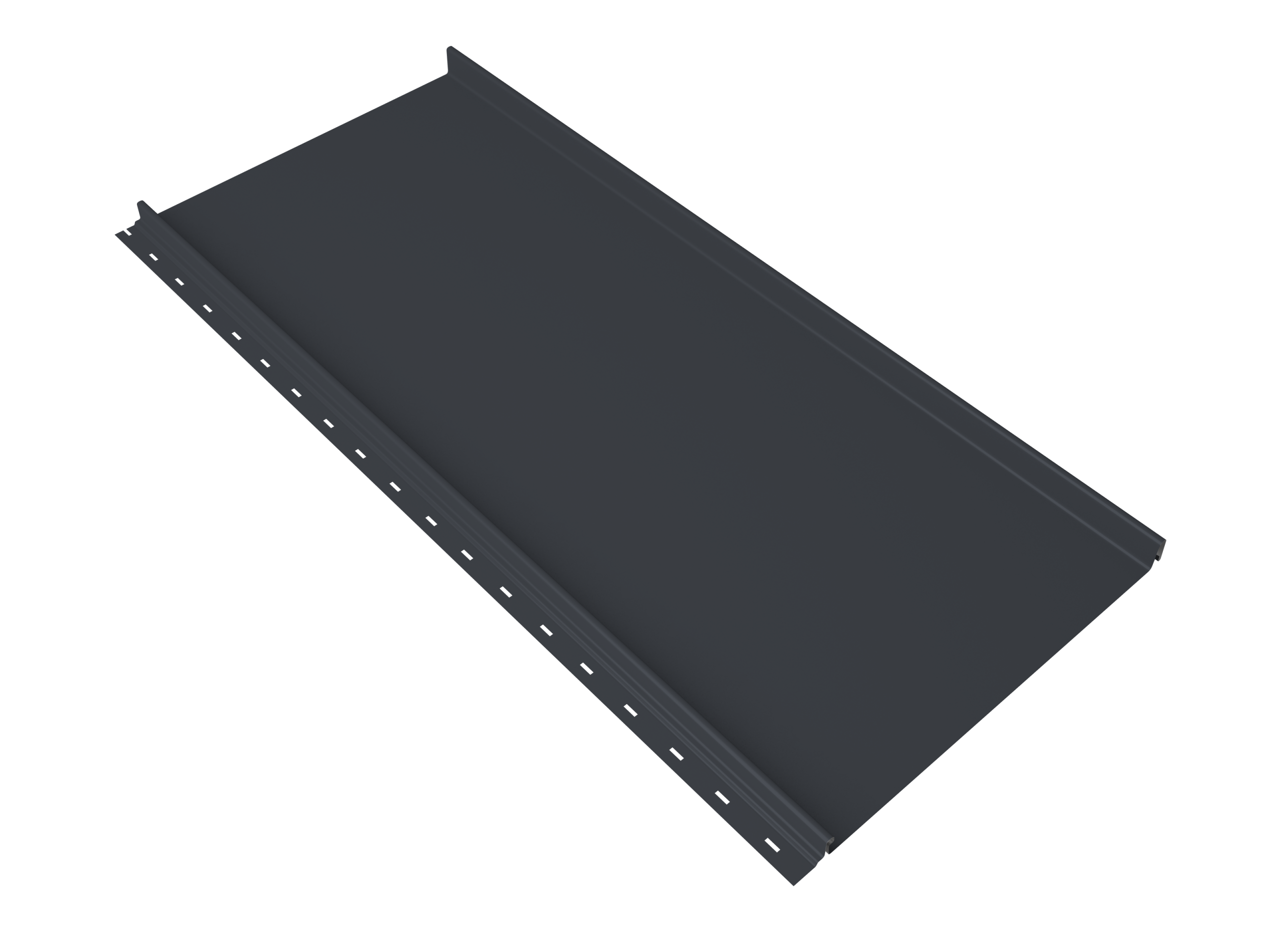 Кликфальц mini Grand Line 0,5 Satin Matt с пленкой на замках RAL 7024 мокрый асфальт