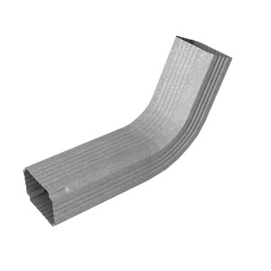 Колено трубы гофрированное Vortex Lite 76х102мм Zn