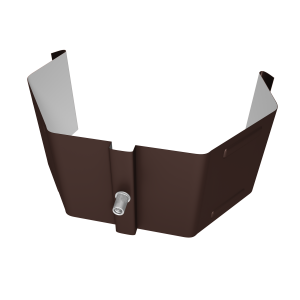 Крепление трубы для гофры на кирпич Vortex Lite Matt RAL 8017 шоколад