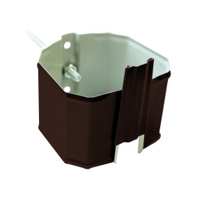 Кронштейн трубы на кирпич прямоугольный Vortex RAL 8017