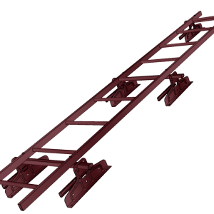 Лестница кровельная под фальц RAL 3005 (3м)