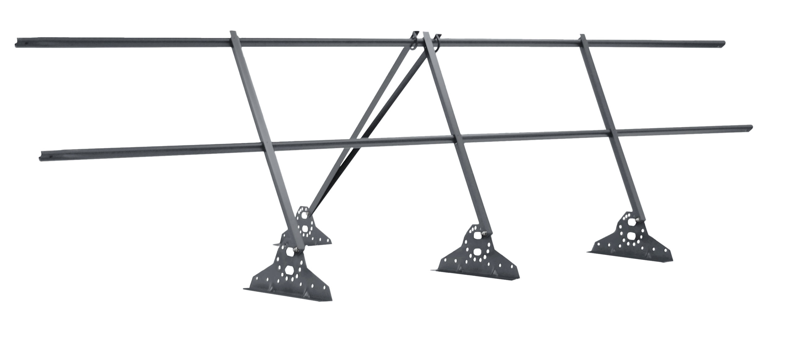 Ограждение кровельное на фальц Grand Line 0,9х3 RAL 7024 мокрый асфальт
