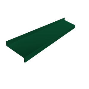 Отлив простой 150 0,45 Drap RAL 6005 зеленый мох (2м)