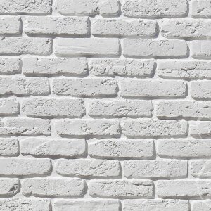 Рядовая плитка White Hills Берн брик, тычок 395-01 с расшивкой 1,2 см