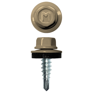 Саморез по металлу Daxmer 4,8х19 RAL 1014 (250) сверло №2