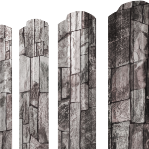 Штакетник М-образный В фигурный 0,45 Print Elite Fine Stone TwinColor