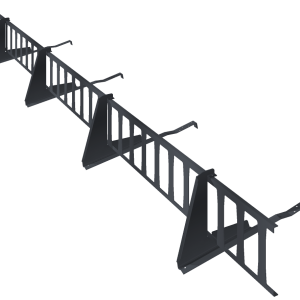 Снегозадержатель решетчатый на натуральную черепицу 7024 (для проф. до 50мм) комплект