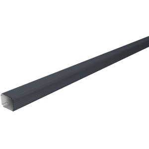 Труба гофрированная Vortex Lite Matt 76х102х3000мм RAL 7024 мокрый асфальт