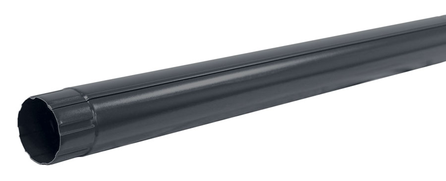 Труба круглая 100 мм 3 м Мatt RAL 7024