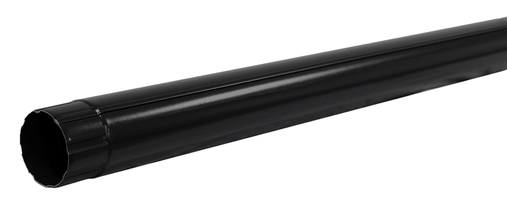 Труба круглая 90 мм 3 м Мatt RAL 9005