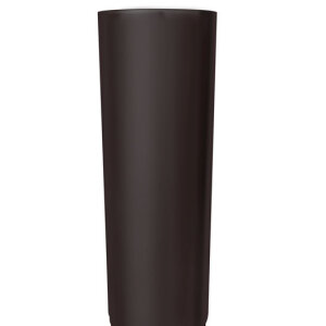 Труба круглая GL PE Matt 90 мм 3 м RR 32 темно-коричневый