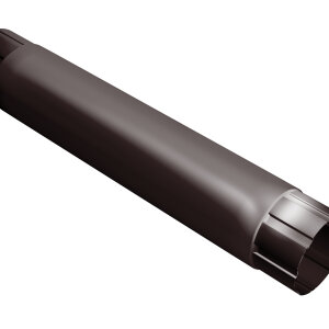 Труба круглая соединительная Grand Line 90мм 1м RAL 8017 шоколад