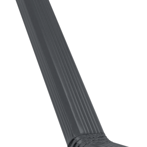 Труба прямоугольная с коленом Vortex 1м RAL 7024