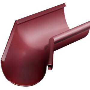 Угол желоба внутренний Grand Line 135 гр 125 мм RAL 3005 красное вино