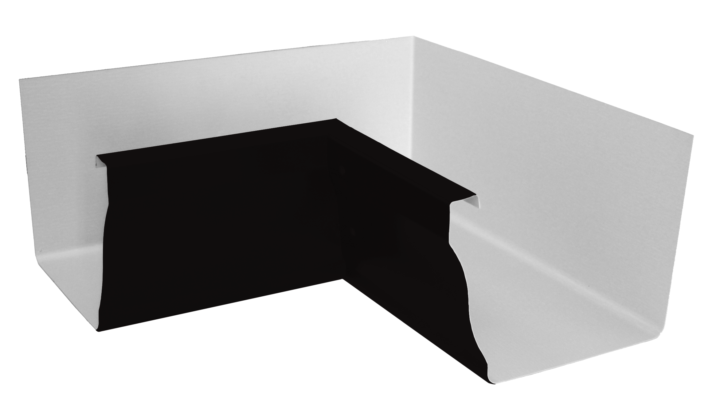 Угол желоба внутренний Vortex Matt 90гр 127мм RAL 9005