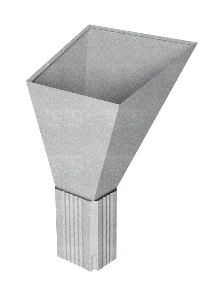 Воронка водосборная прямоугольная Vortex Lite Zn