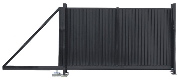Ворота откатные Estet 2,0х3,5 RAL 7024