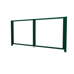 Ворота Жалюзи 2,0х3,6 RAL 6005 без заполнения