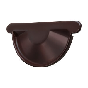 Заглушка торцевая универсальная GL PE 125 мм RAL 8017 шоколад