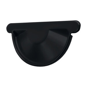 Заглушка торцевая универсальная Optima Matt 125мм RAL 9005