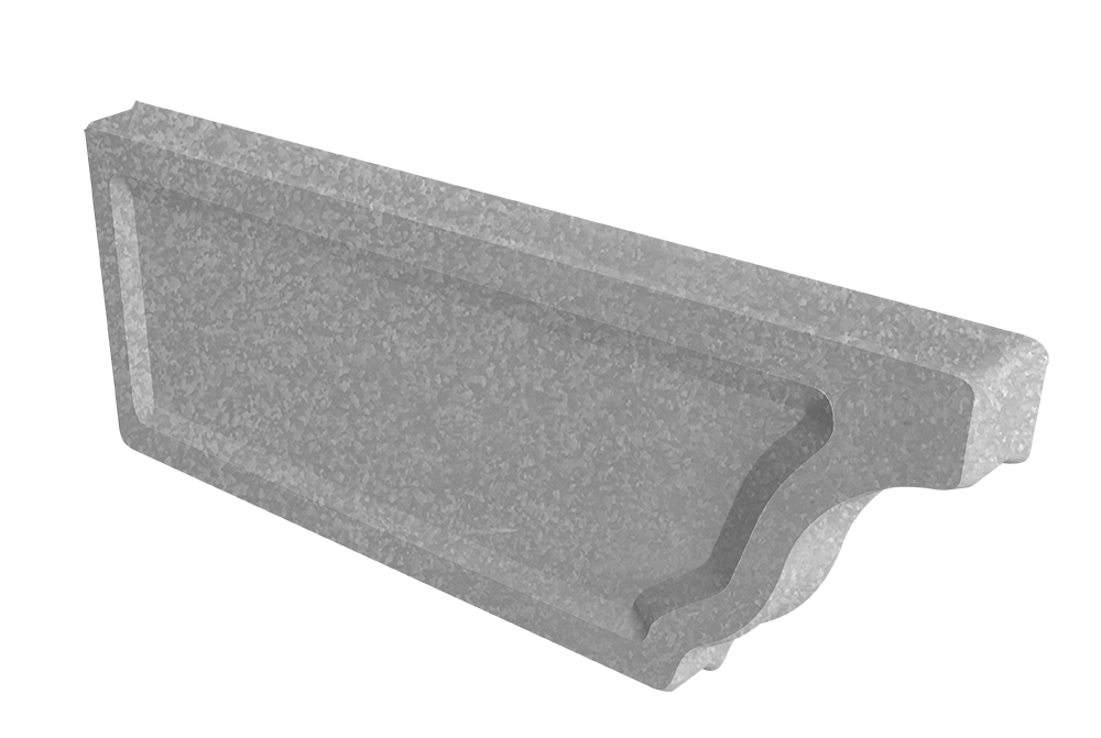 Заглушка желоба левая Vortex Project 210мм Zn