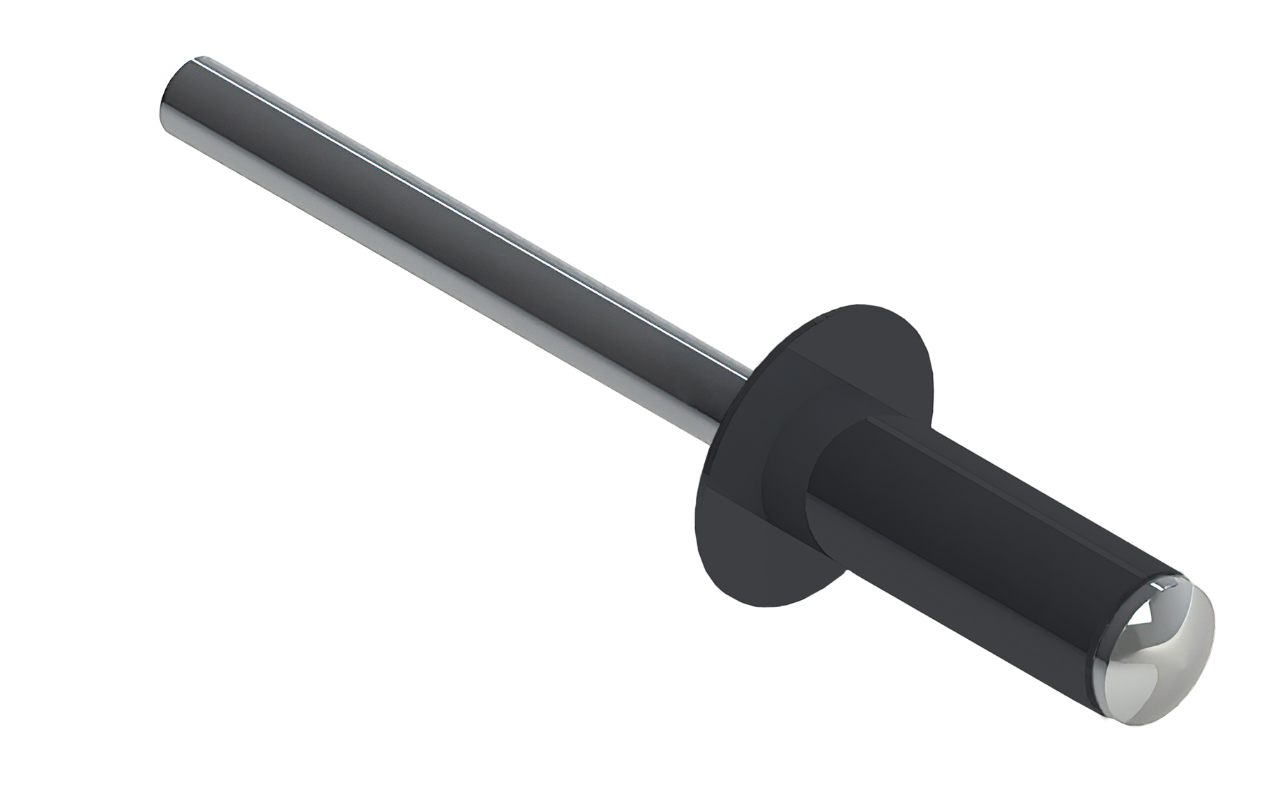 Заклёпка вытяжная Daxmer 4,0х10 RAL 7024 (1000шт) алюм/сталь