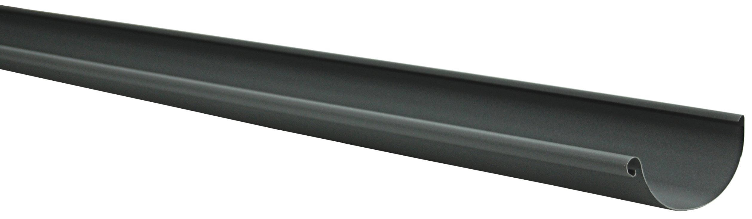 Желоб полукруглый GL PE Matt 125 мм 3 м RAL 7024 мокрый асфальт