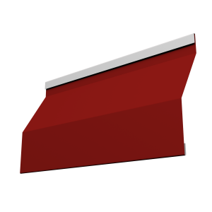 Ламель забора жалюзи Milan Slim 0,5 Satin RAL 3011 коричнево-красный