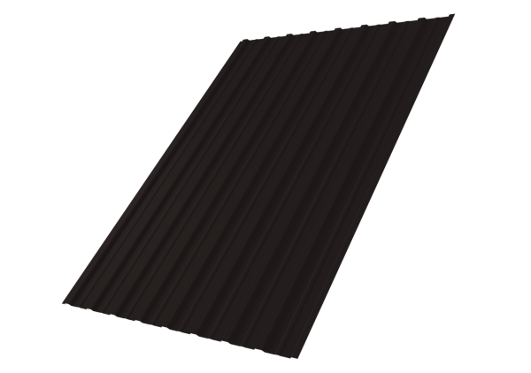 Профнастил C10A 0,4 PE-Matt-Double RAL 9005 черный