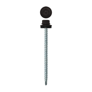 Саморез кровельный Daxmer 4,8х70 (100шт) сверло №1 RAL 8019