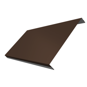Ламель обратная 200 забора жалюзи Texas 0,5 Satin Matt TX RAL 8017 шоколад