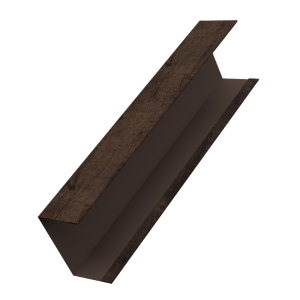 Крышка жалюзи Milan, Tokyo (для калиток, ворот) 0,45 Print-double Elite Antique Wood (2м)