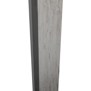 Крепежная планка нижняя Texas 0,45 Print Elite Snow Wood TwinColor (2,5м)
