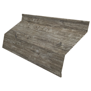 Ламель забора жалюзи Milan new gofr 0,45 Print Elite с пленкой Nordic Wood TwinColor