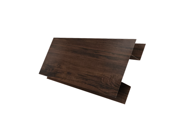 Планка H-образная Экобрус 0,45 Print Elite с пленкой Cherry Wood TwinColor (3м)