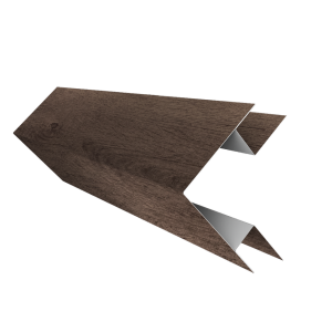 Угол внешний сложный 75х75 0,45 Print Premium Almond Wood Fresh (2м)