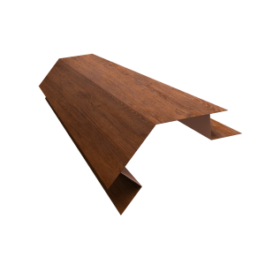Планка угла внешнего сложного 135 градусов Блок-Хаус new Grand Line 0,45 Print Premium Golden Wood Fresh TwinColor (3м)