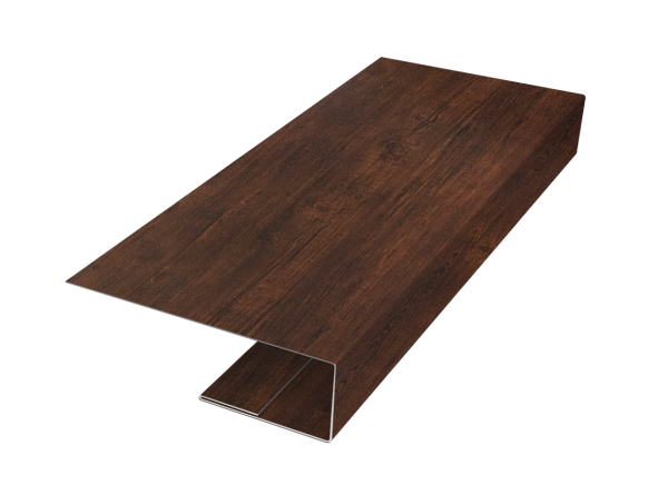 J-Профиль 12мм 0,45 Print-Double Premium Cherry Wood Dark F (2м)
