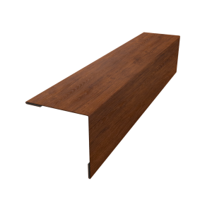 Планка завершающая 50х50 жалюзи Milan 0,45 Print Premium Golden Wood Fresh TwinColor (3м)