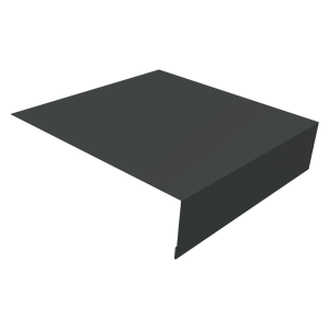 Планка околооконная простая 200х50 0,5 GreenCoat Pural BT, matt RR2H3 (RAL 7016 антрацитово-серый) (2м)