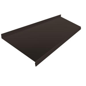 Отлив простой 200 0,5 Atlas X с пленкой RR 32 темно-коричневый (3м)