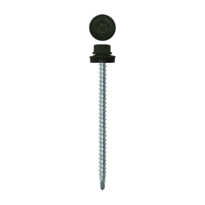Саморез кровельный Daxmer 4,8х70 (100шт) сверло №1 RAL 6020