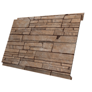 Софит Вертикаль 0,2 line Grand line 0,45 Print Elite с пленкой Sand Stone TC