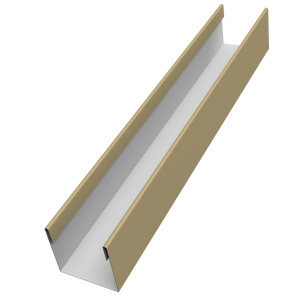 Стойка жалюзи Milan Slim 0,45 PE RAL 1014 слоновая кость (2м)