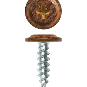 Саморез ПШ Daxmer Pro 4,2х19 (500шт) шлиц PH2, темный дуб