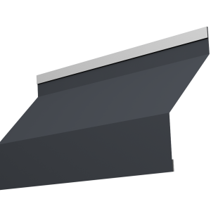 Ламель забора жалюзи Milan new 0,5 Drap с пленкой RAL 7024 мокрый асфальт